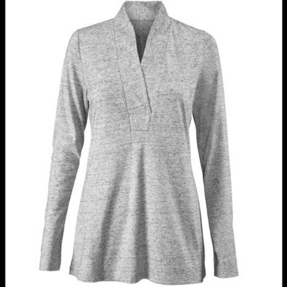 Cabi Heather Placket Tee (Style 3060), Size Medium